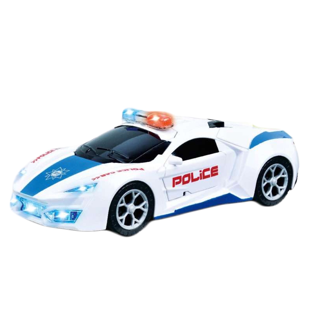 Robot transformabil, Supercar, cu baterii - imagine 4