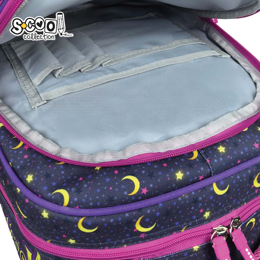 Ghiozdan 3D ergonomic, 30x22x42 cm, BELIEVE IN MAGIC - S-COOL - imagine 9