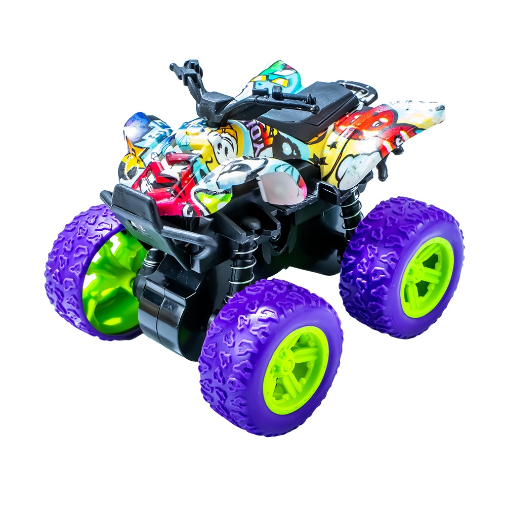 ATV-uri cu frictiune, 8.8x8.2x7.8 cm, 12 buc/set - imagine 3