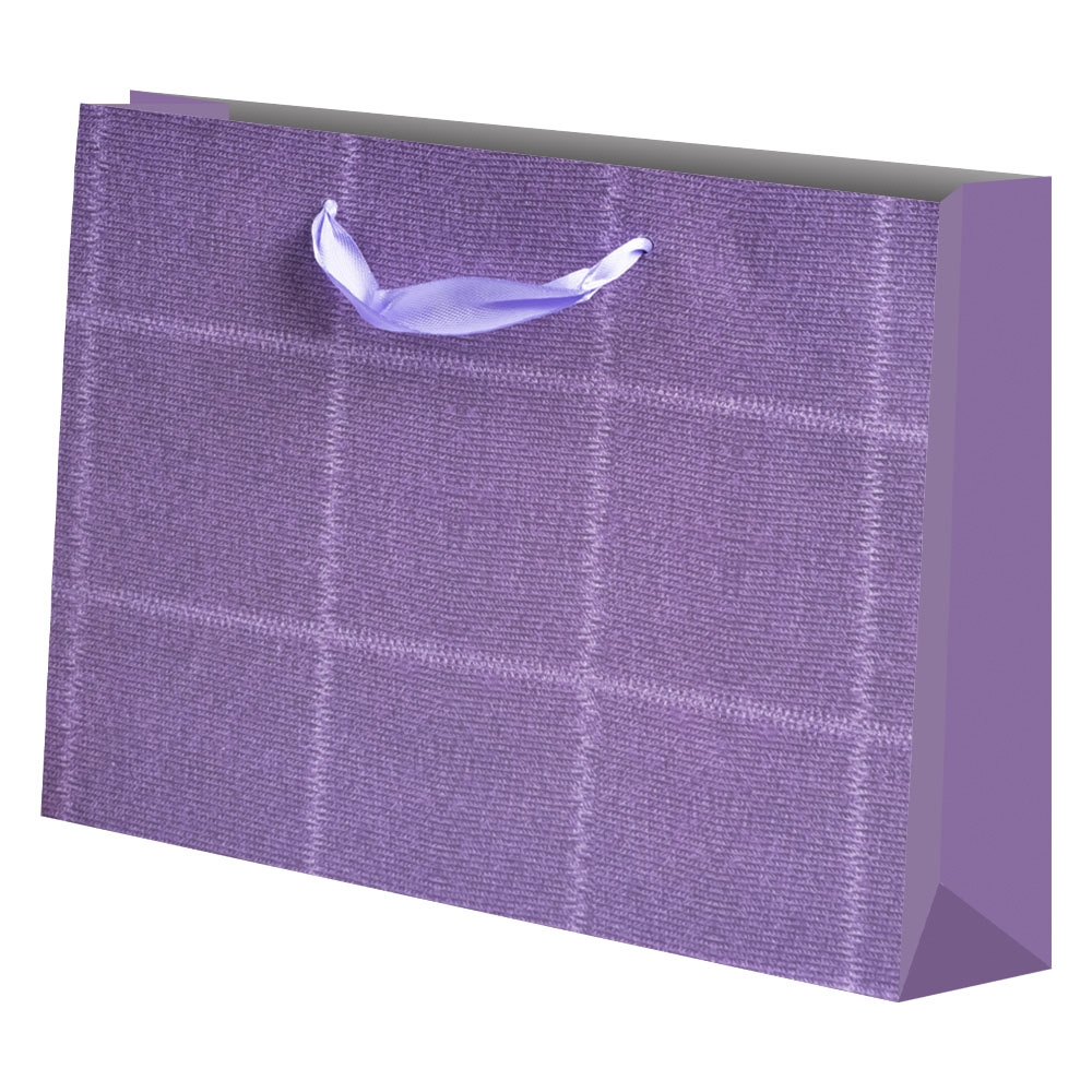 Punga cadou unicolora, Jeans, 40x30x14 cm - imagine 4