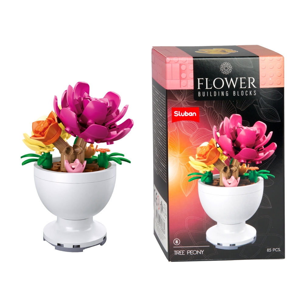 Set de constructie Flowers - Plante in ghiveci - Toi-Toys - imagine 9