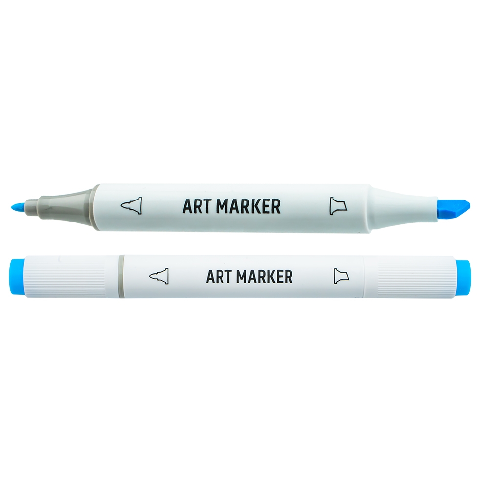 Markere cu 2 capete, 6mm-3mm, 36 cul/set - S-COOL - imagine 5