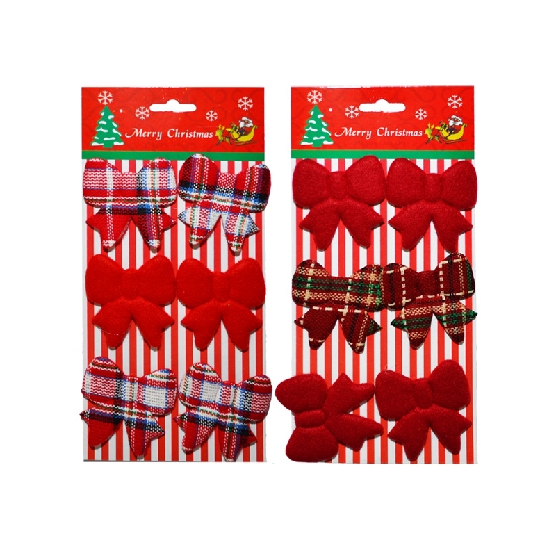 Fundite decorative, material textil, 6/set