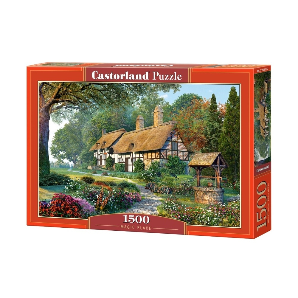Puzzle 1500 piese, Casuta In Padure - Castorland