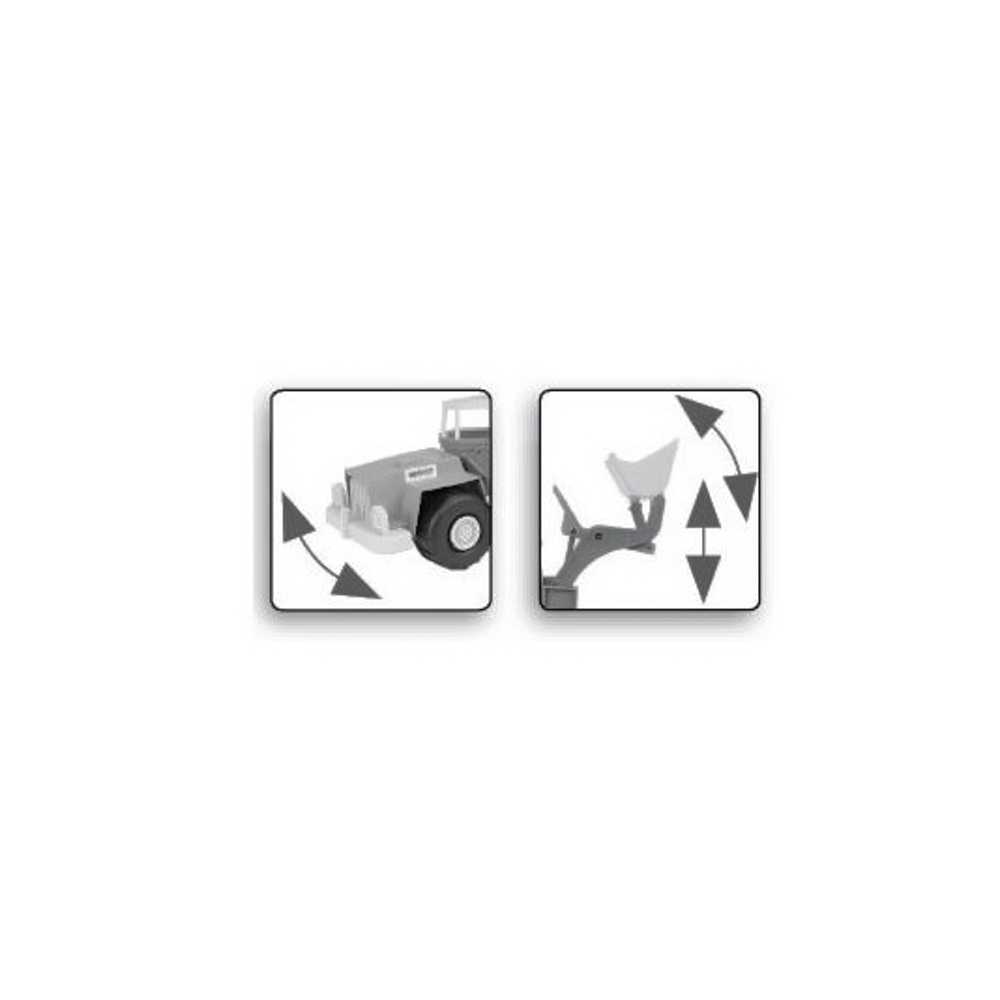Excavator, 36x15x16 cm - Tigres - imagine 3
