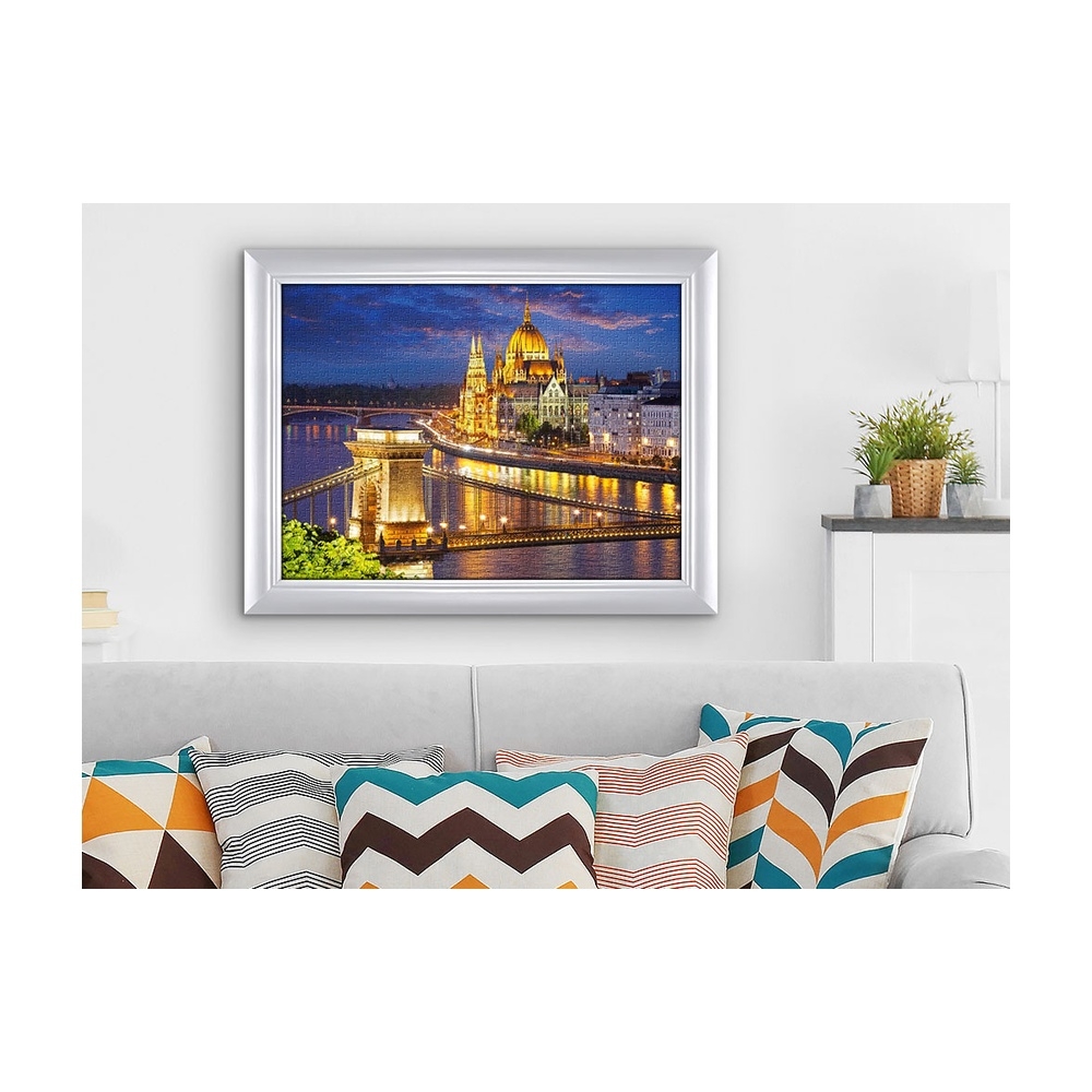 Puzzle 2000 piese, Budapesta In Amurg - Castorland - imagine 3