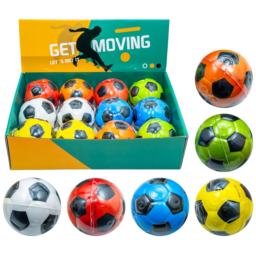 Minge Super elastica, 6.3 cm, Fotbal, 12 buc/cutie