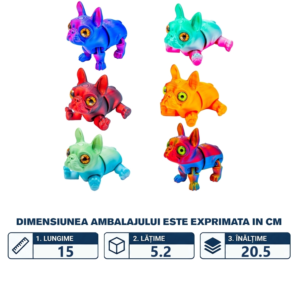 Jucarie Catel 3D, 11 cm - imagine 2