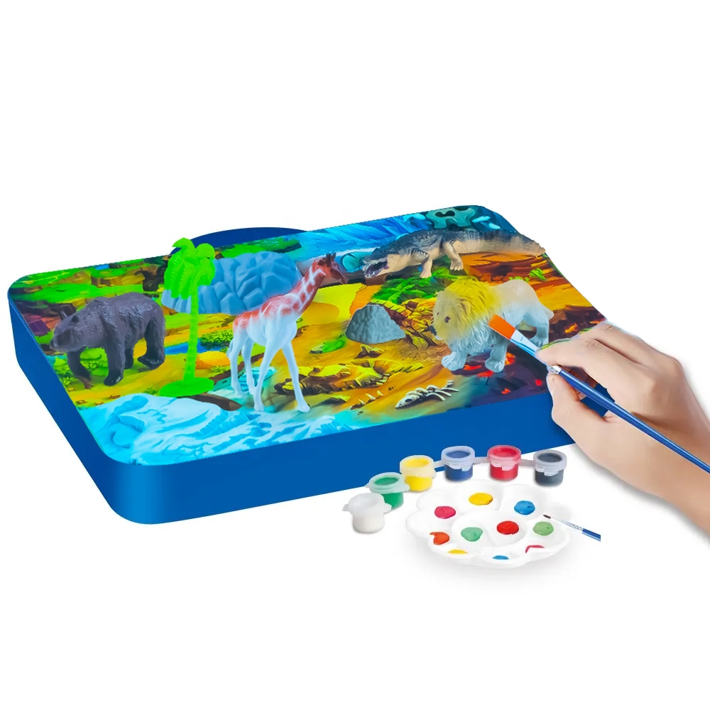 Set creativ pictura, Animale salbatice - imagine 3