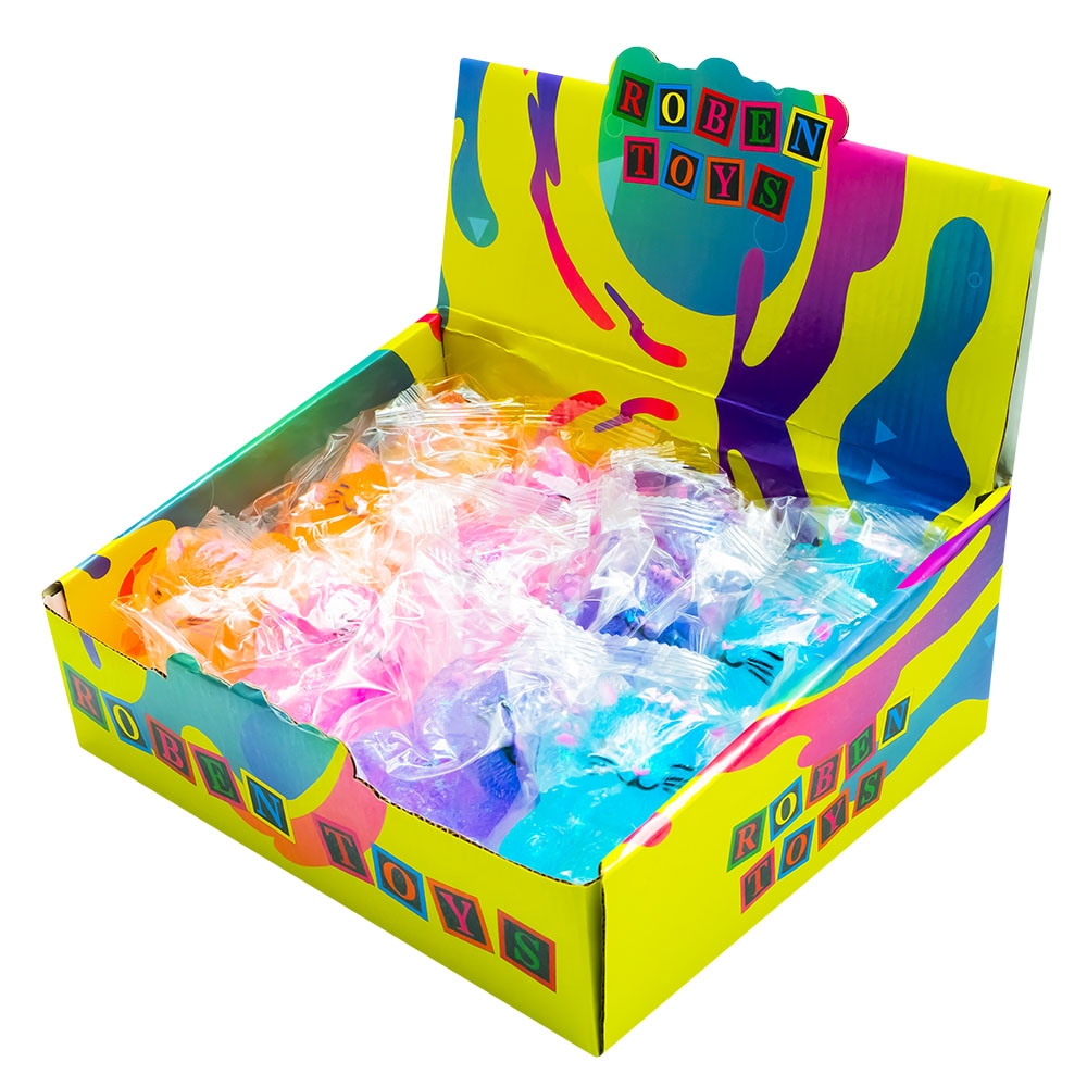 Jucarie Squeezy, Pisica Jelly Glitter - ROBENTOYS - imagine 3