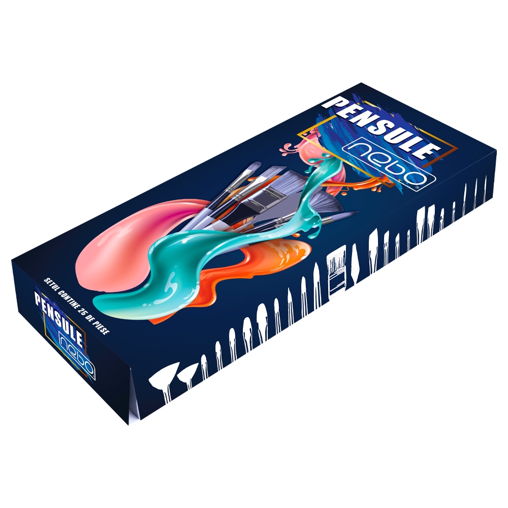 Set pensule profesionale - NEBO - imagine 5