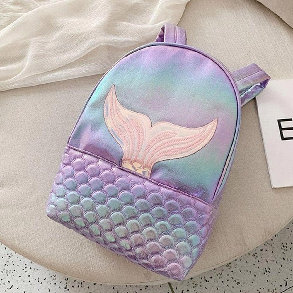 Ghiozdan gradinita Glitter, 25x32x11 cm, MERMAID - S-COOL - imagine 4