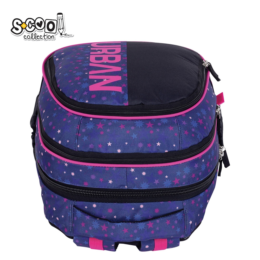 Ghiozdan anatomic light, URBAN, 41x28x17 cm, STARS - S-COOL - imagine 6