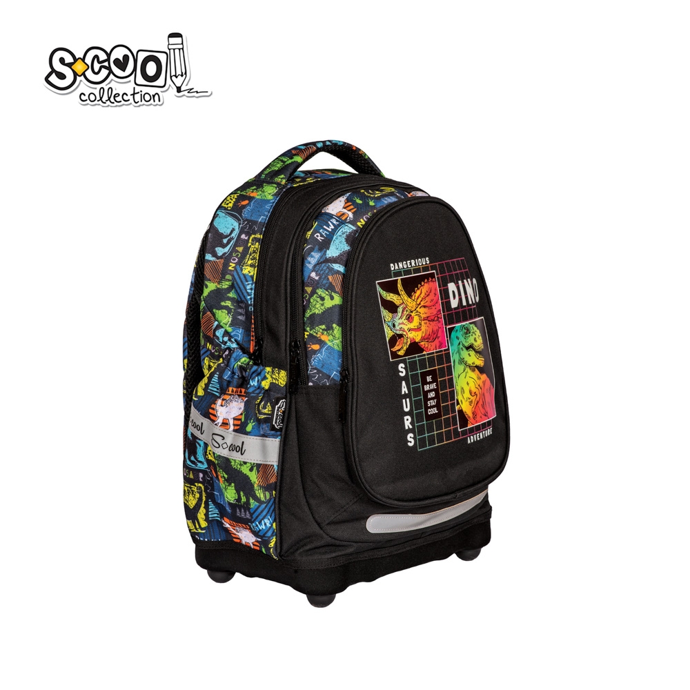 Ghiozdan anatomic RAWR, 38x39x19.5 cm - S-COOL - imagine 2