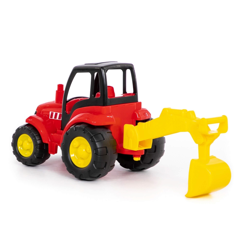 Tractor-excavator - Champion, 36x22x31 cm, Polesie - imagine 3
