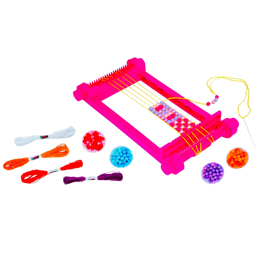 Set de confectionat bratari, cu suport pentru tesut  - Toi-Toys - imagine 3