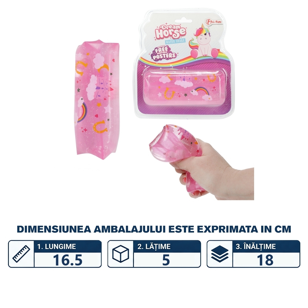 Jucarie alunecoasa, Sarpe, Unicorn - Toi-Toys - imagine 2