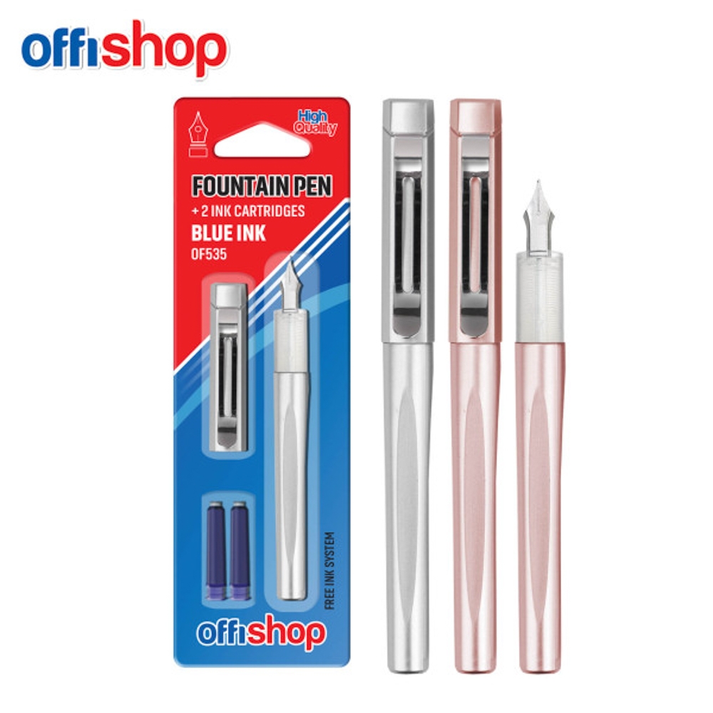 Stilou + 2 rezerve cerneala, 1 set/blister - OFFISHOP