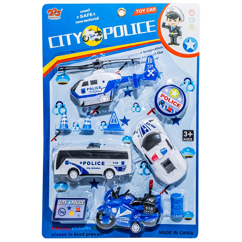 Play set politie pe blister