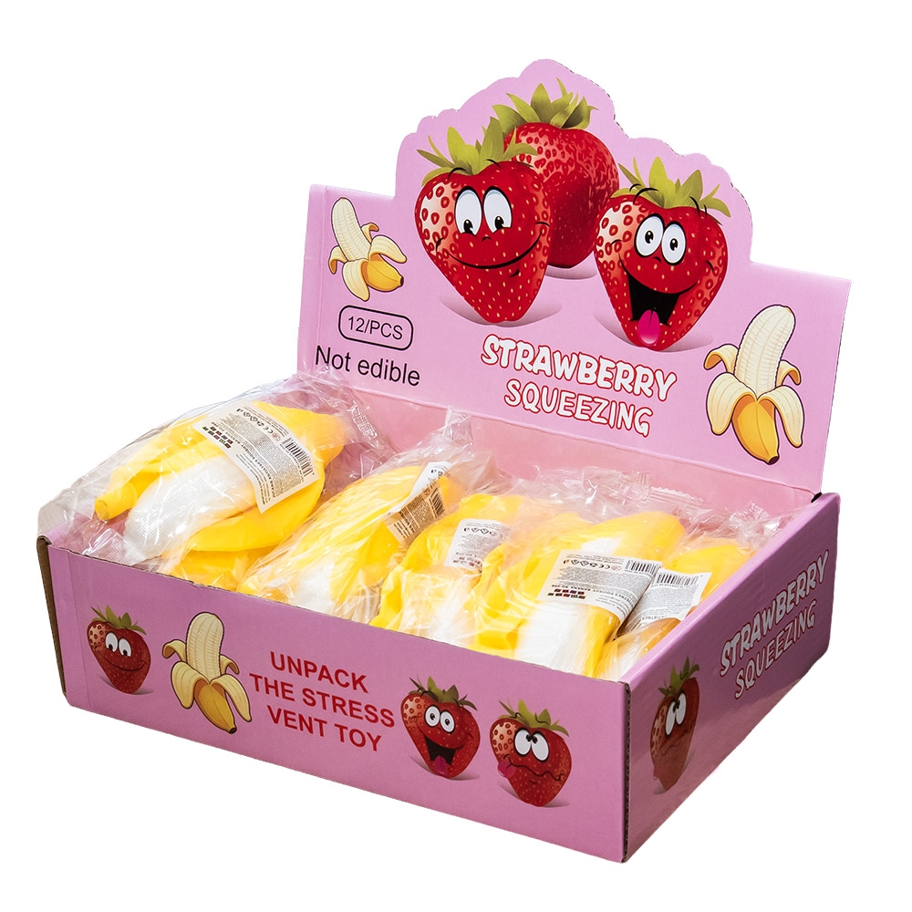 Jucarie antistres Squishy, Banana - imagine 6