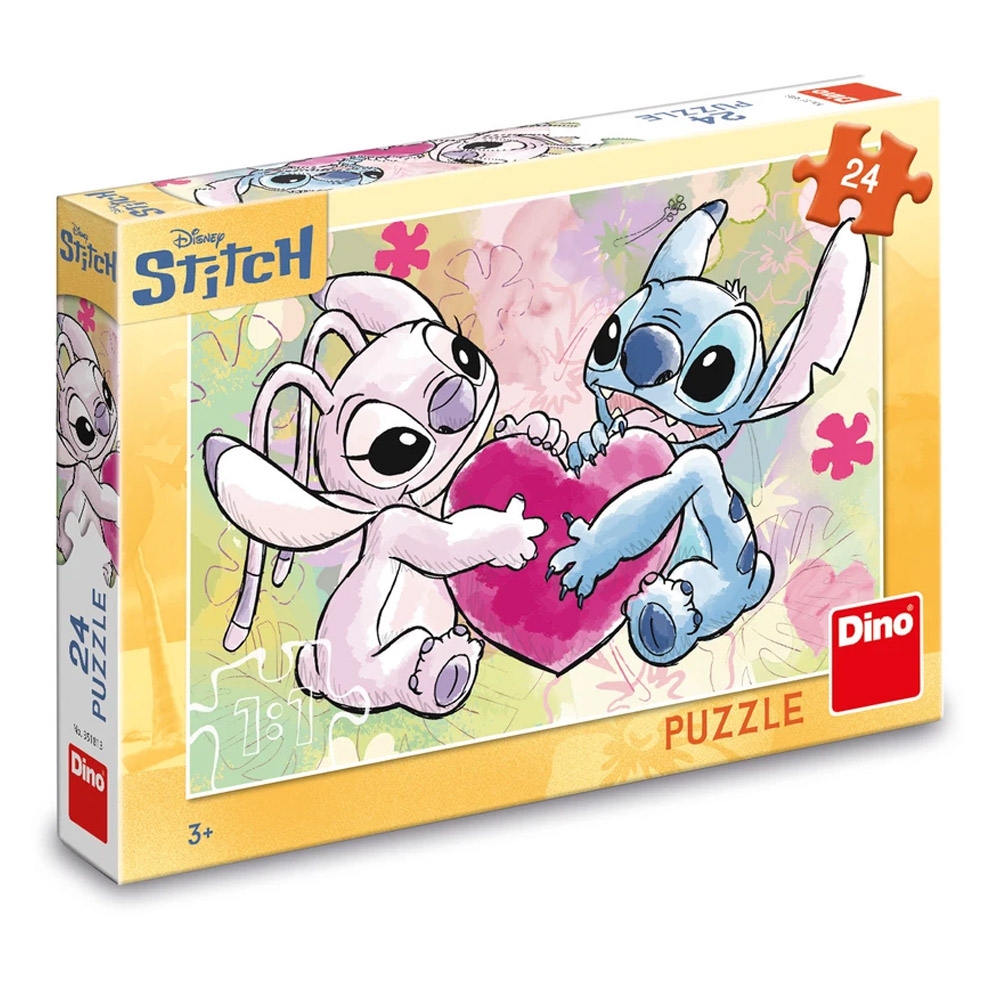 Puzzle 24 piese, Stitch: Love story - DINO TOYS - imagine 4