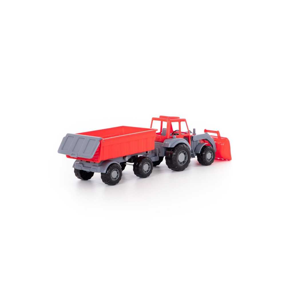 Tractor cu remorca si incarcator - Altay, 67x17x18 cm, Polesie - imagine 9