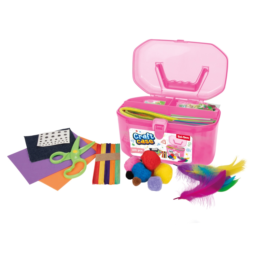Servieta cu accesorii craft, 200 piese/set - Toi-Toys - imagine 7