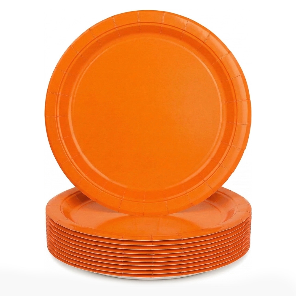 Farfurii party, din carton, Unicolore, 23 cm, 230g, 10 buc/set - ROBENTOYS - imagine 4