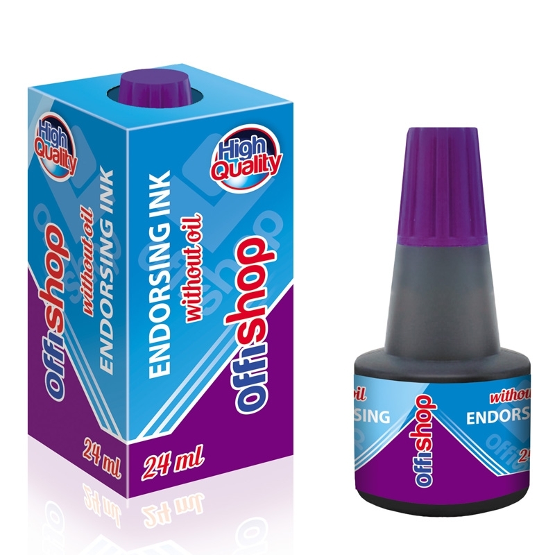Tus stampila, mov, 24 ml - OFFISHOP