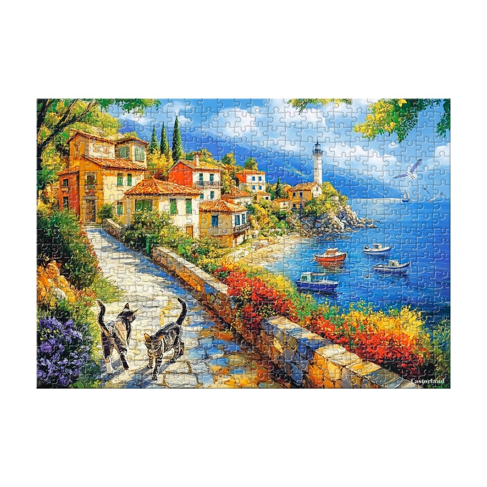 Puzzle 500 piese, La Malul Marii - Castorland - imagine 2