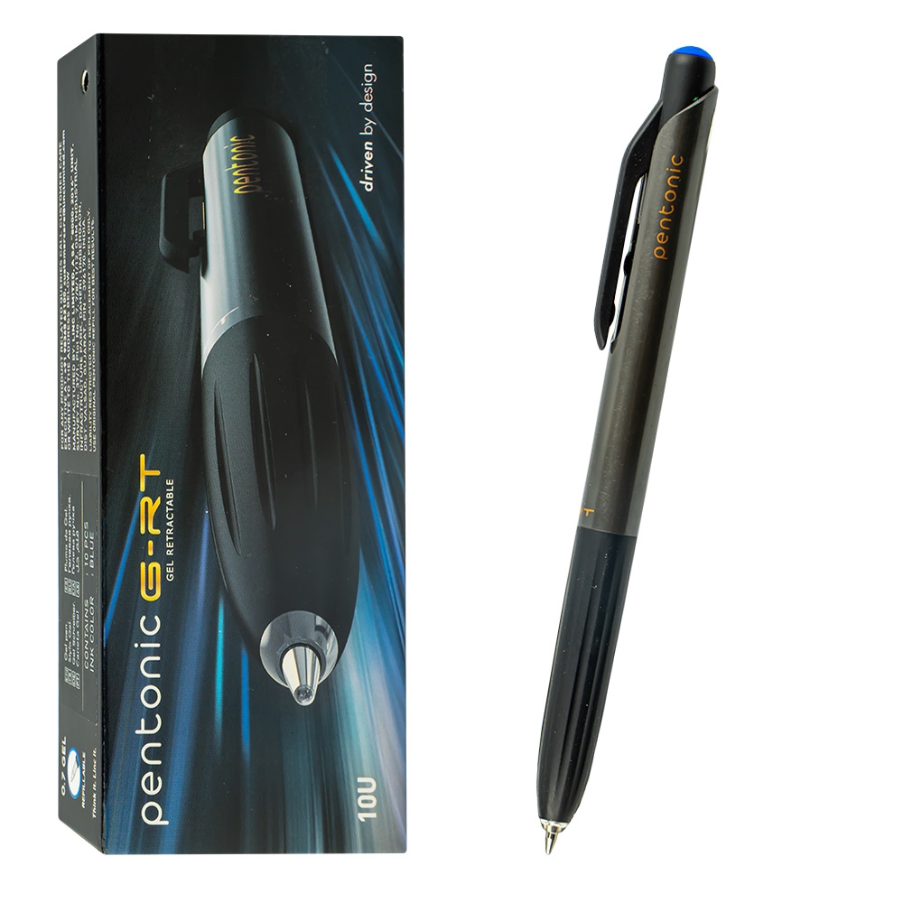 Pix Pentonic G-RT, cu gel, mina albastra, 0.7mm - LINC