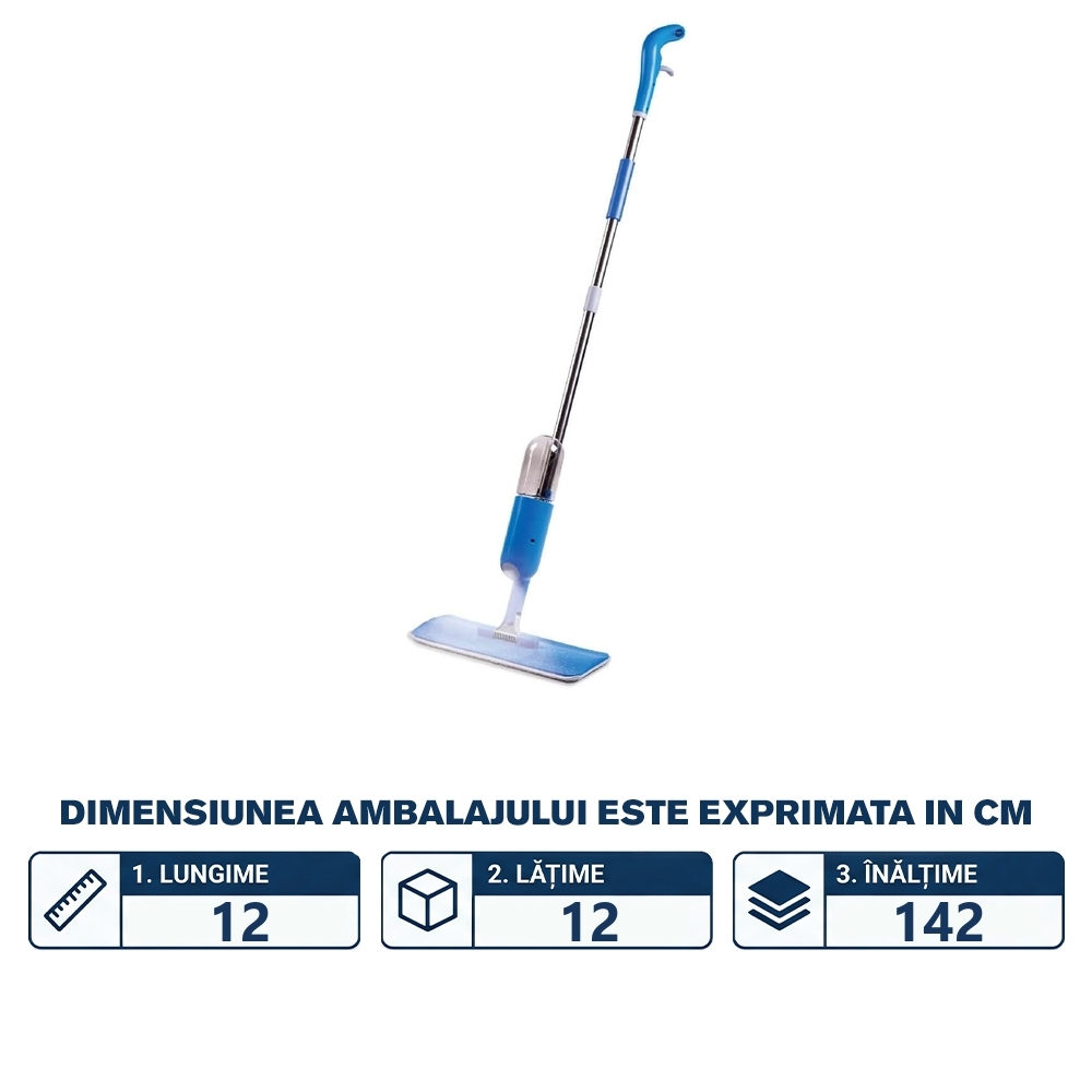 Mop cu pulverizator - KLEANER - imagine 2