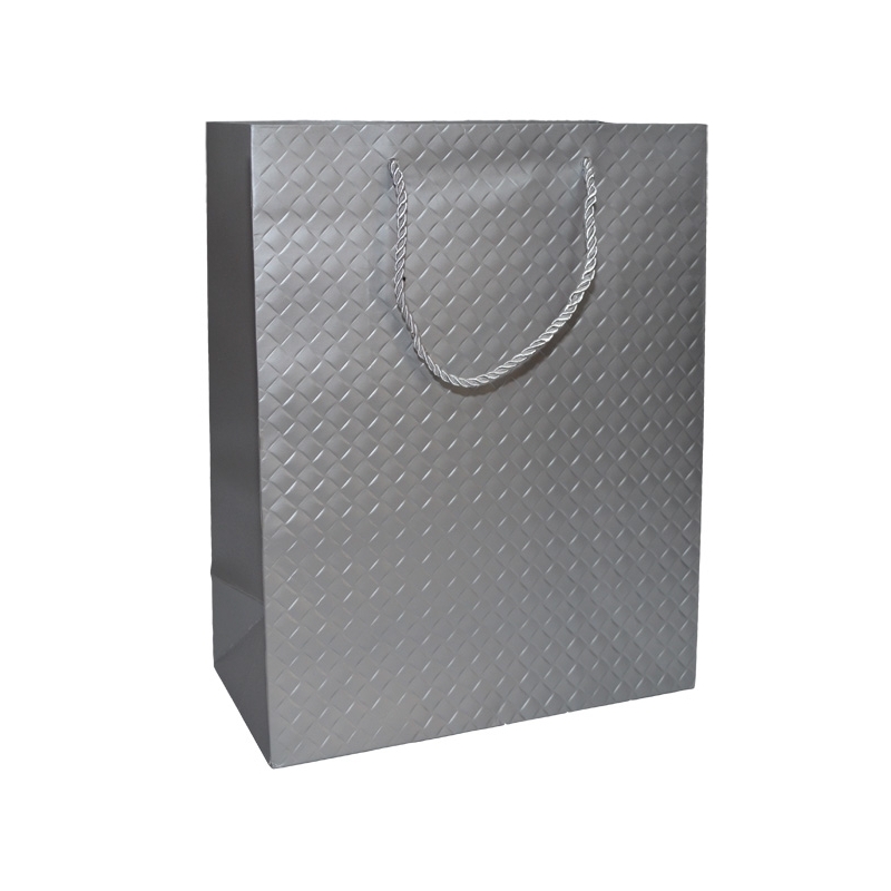 Punga cadou unicolora premium 26x32x12 cm - imagine 3