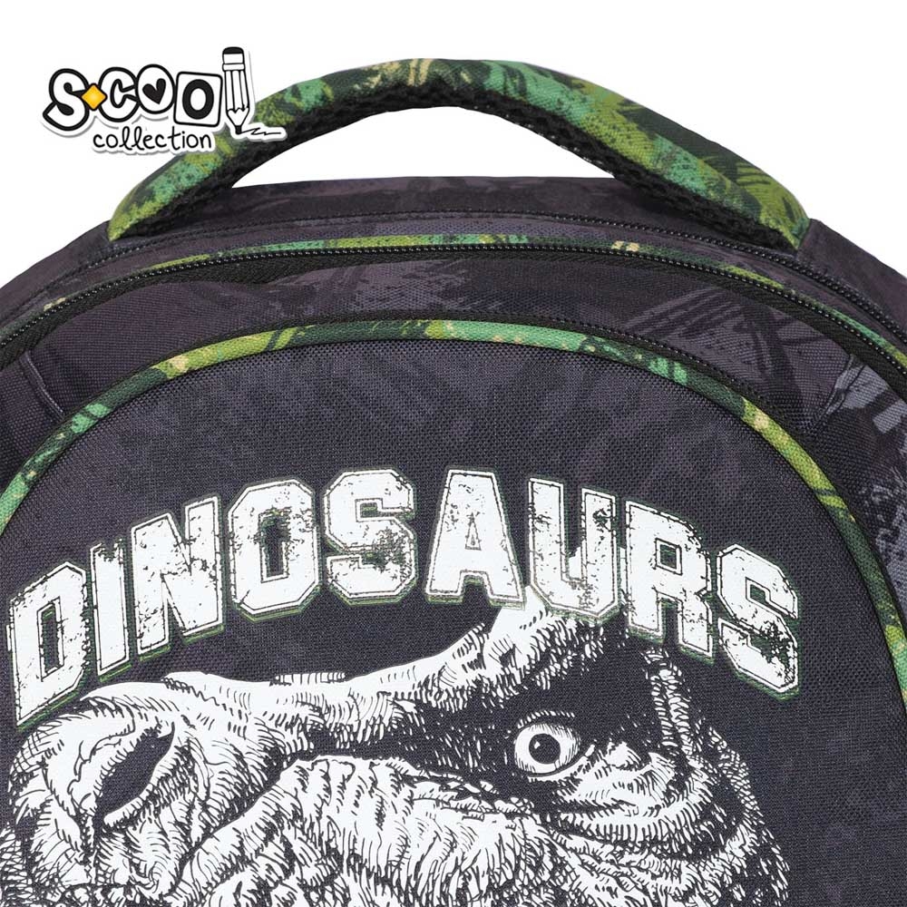 Ghiozdan anatomic, 38x39x19.5 cm, DINO - S-COOL - imagine 10