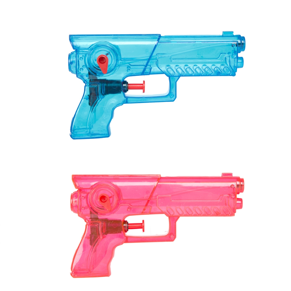 Pistoale apa, transparente, 2 buc/set - Toi-Toys - imagine 6