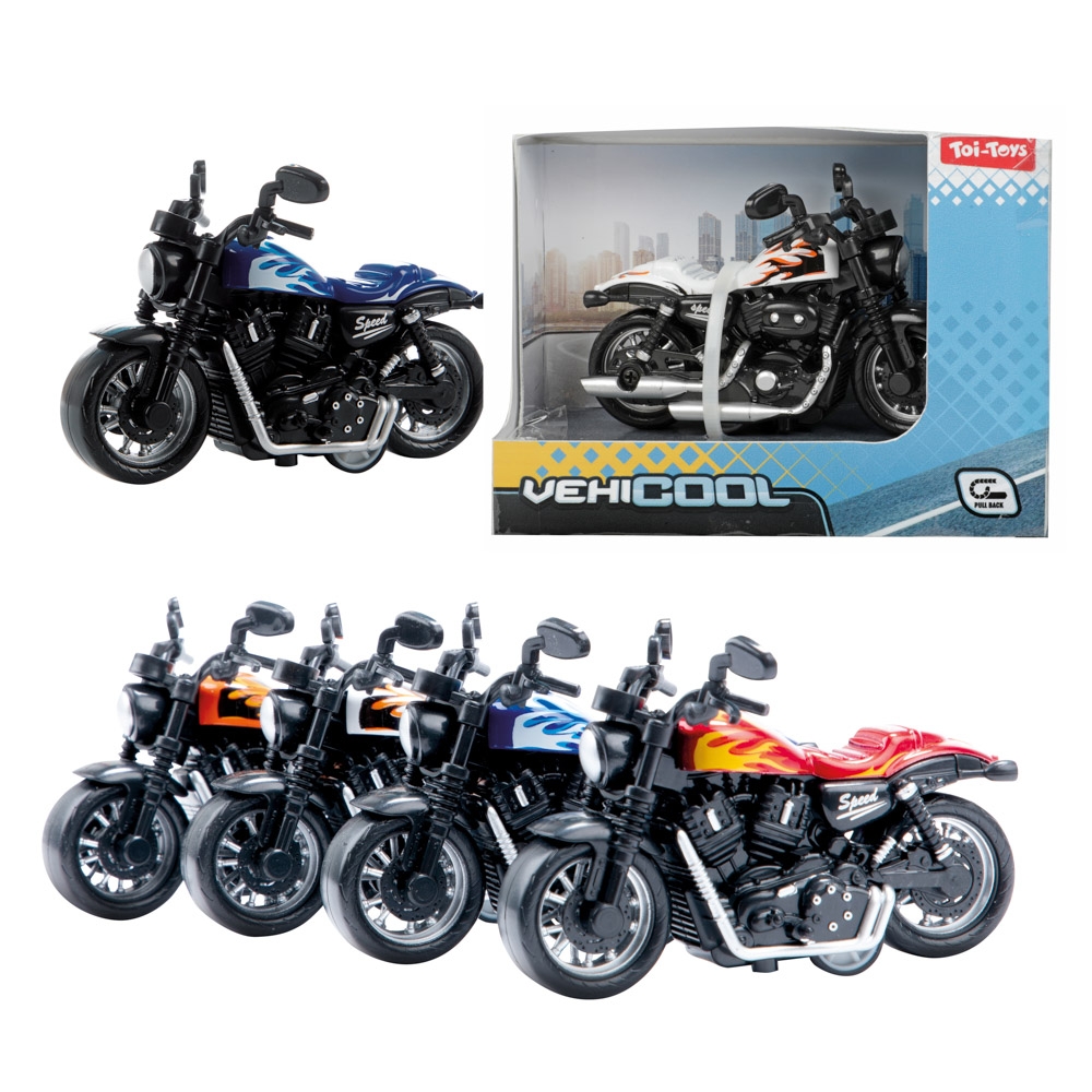 Motocicleta Chopper, din metal - Toi-Toys