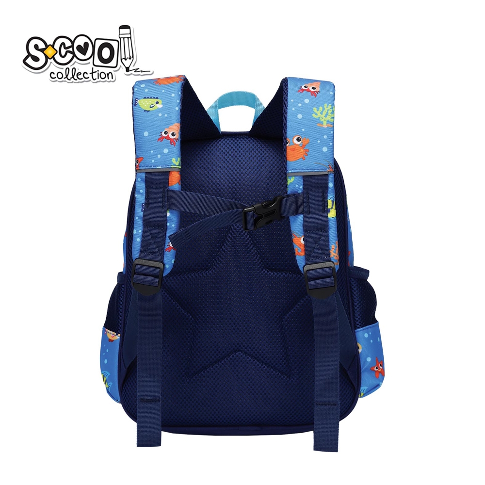 Ghiozdan gradinita, 33x27x15 cm, SHARK - S-COOL - imagine 3
