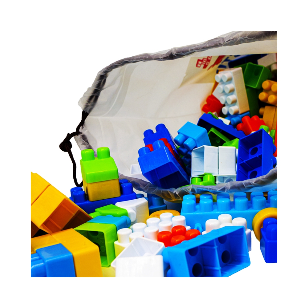 Cuburi constructii ambalaj mare, 320 piese/570g - ROBENTOYS - imagine 5