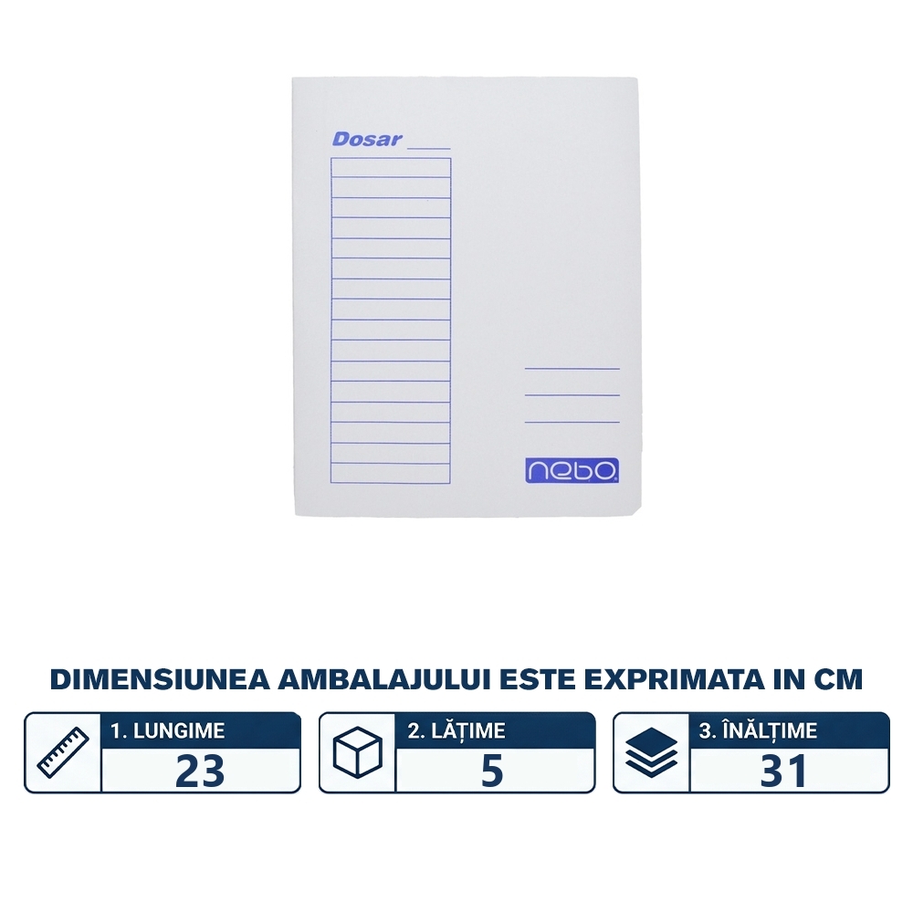 Dosar plic carton - NEBO - imagine 2