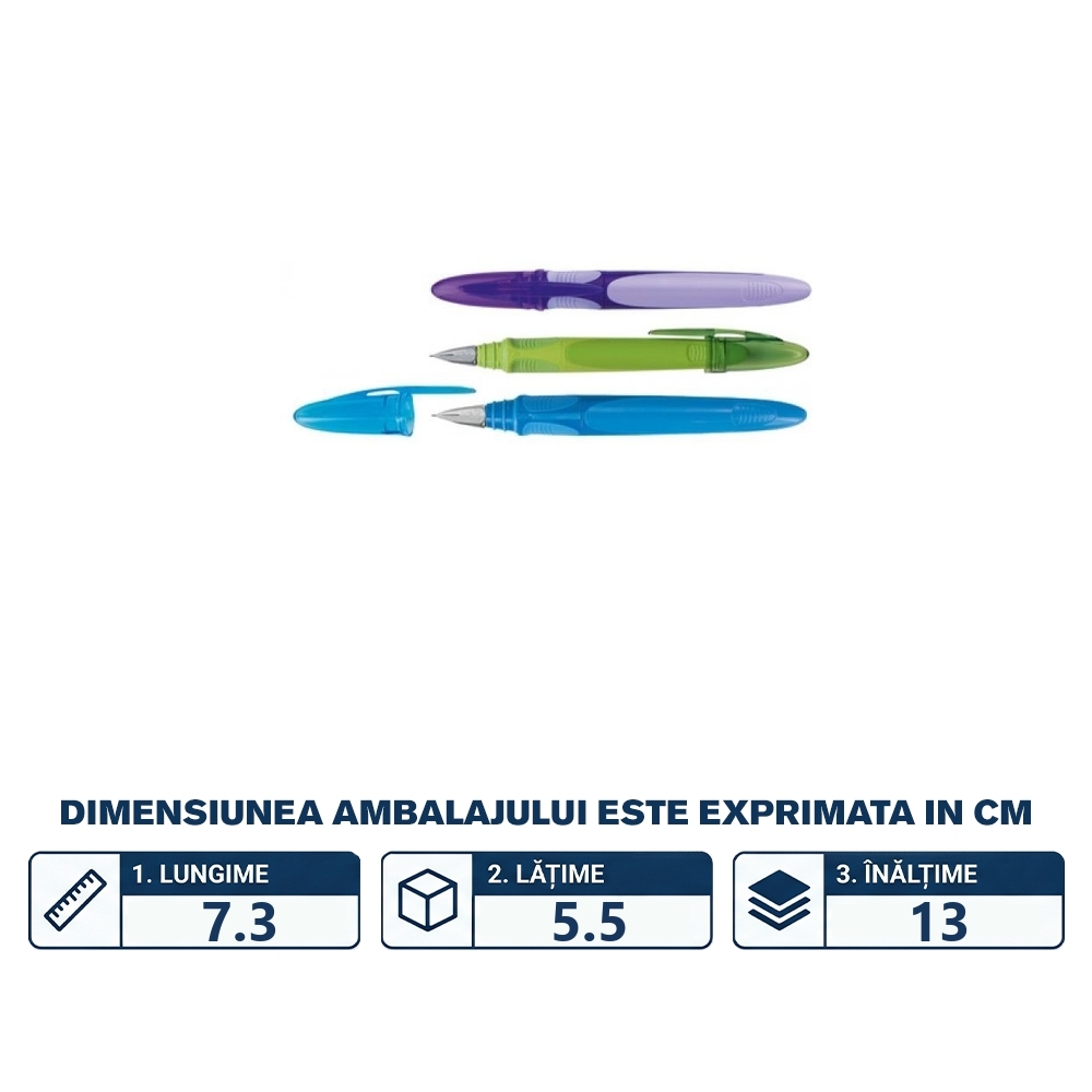 Stilou Easy Clic Standard 20/cutie - BIC - imagine 2