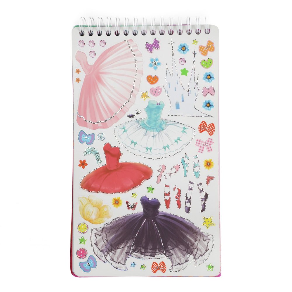 Carnetel de desen cu stickere si sabloane - Toi-Toys - imagine 13
