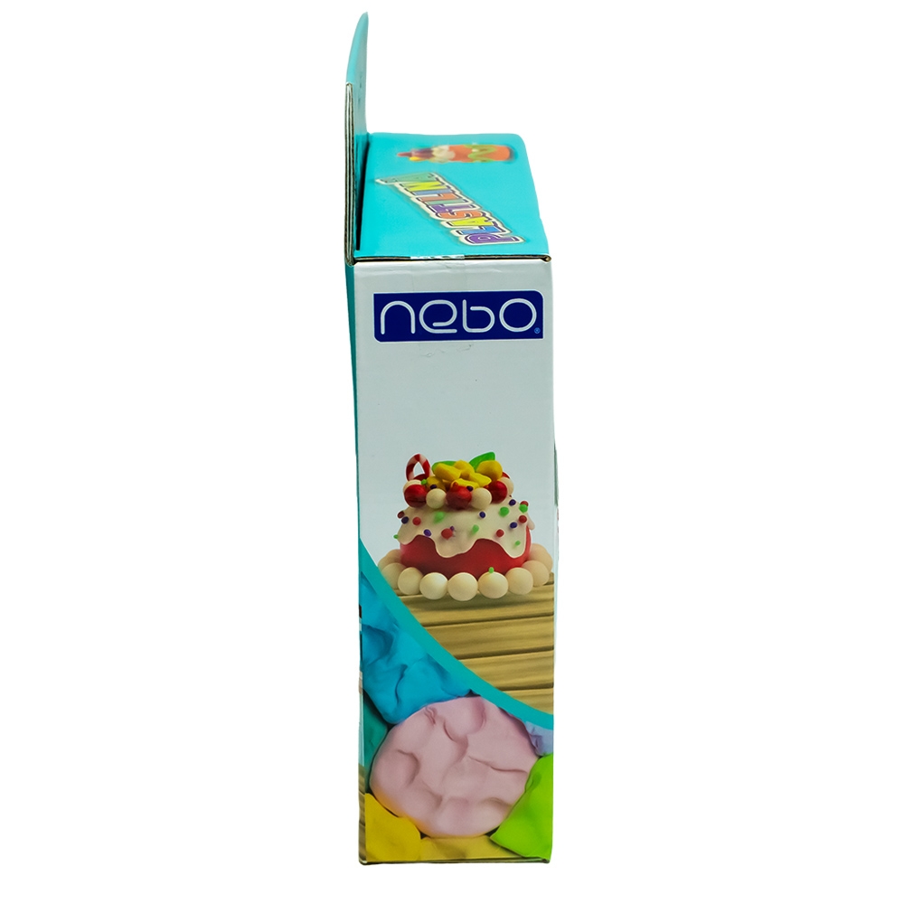 Set creativ plastilina, 6 culori + accesorii - NEBO - imagine 5
