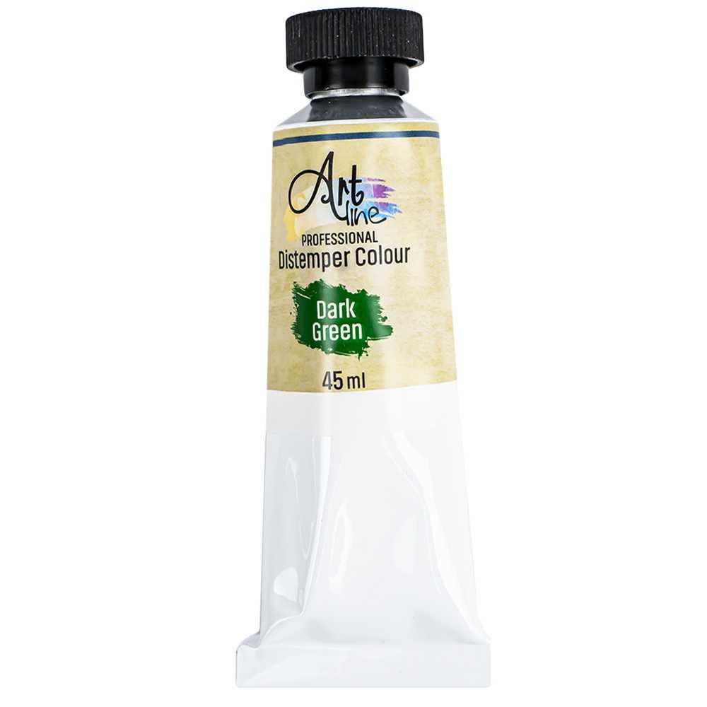Tempera Art, VERDE, 45ml, 6 buc/set - ARTLINE - imagine 4