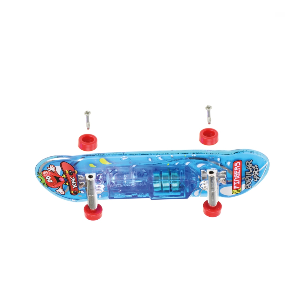Mini skateboard de deget, cu lumina - Toi-Toys - imagine 6