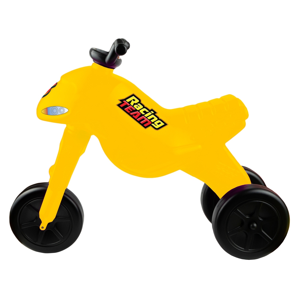 Motocicleta fara pedale, galbena - ROBENTOYS - imagine 5