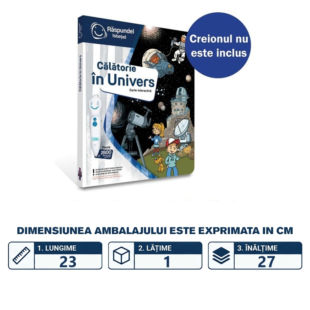 Raspundel istetel, Carte - Calatorie in univers, ALBI - Blackfire - imagine 2