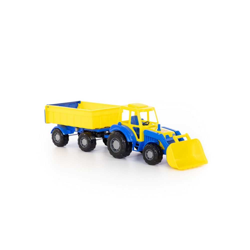 Tractor cu remorca si incarcator - Altay, 67x17x18 cm, Polesie - imagine 5