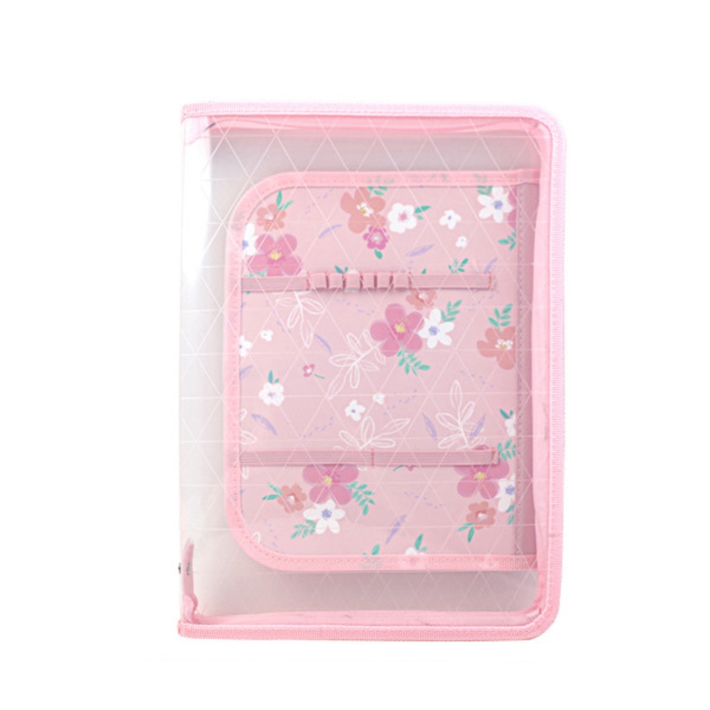 Organizer A4 transparent, cu fermoar - OFFISHOP - imagine 2