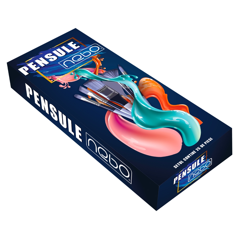 Set pensule profesionale - NEBO - imagine 4