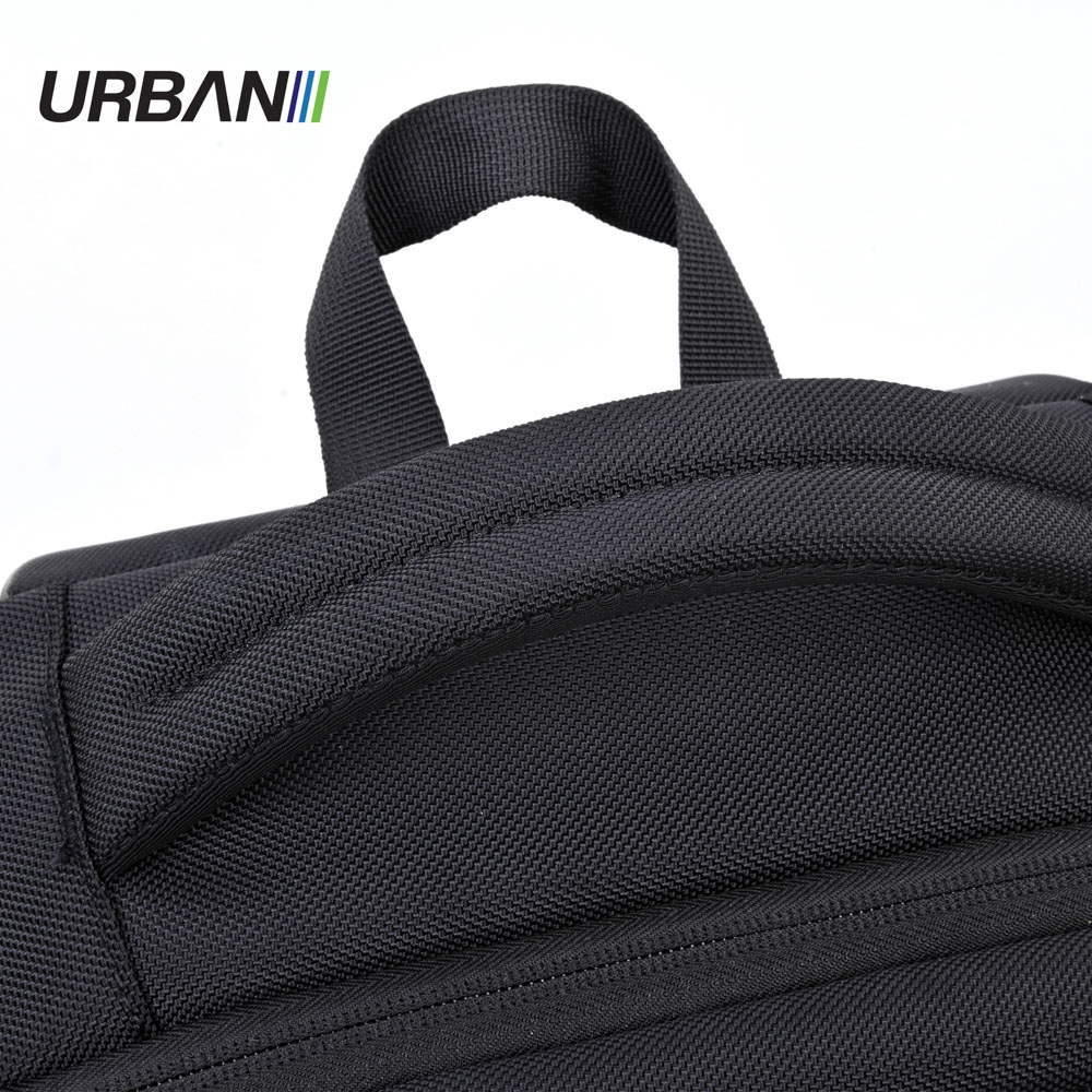 Ghiozdan compartiment laptop, URBAN BLACK, 44x31x13 cm - OFFISHOP - imagine 8